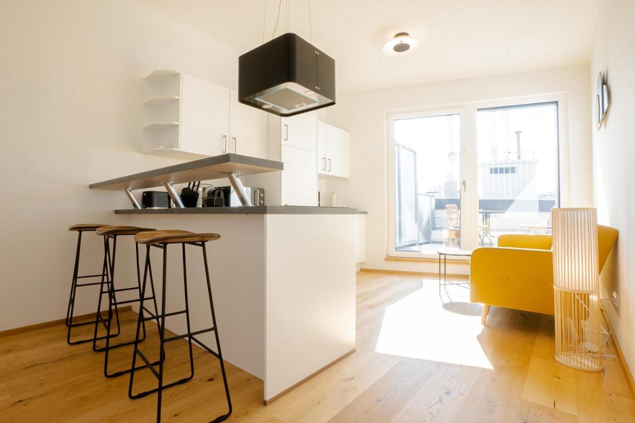 Orestaliving - Penthouse With Private Terrace فيينا المظهر الخارجي الصورة
